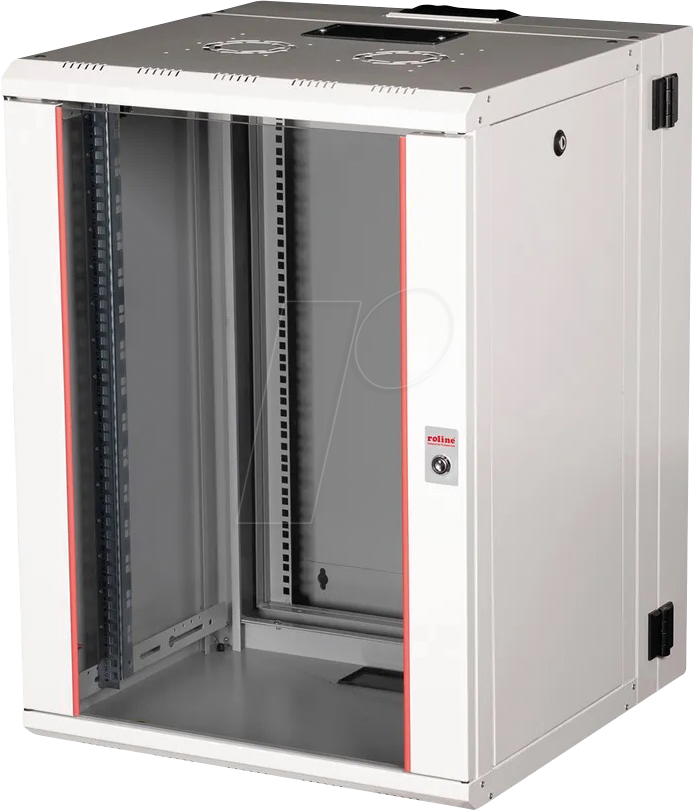 ROLINE 26210013 - 19'' Wandgehäuse, 16 HE, Tiefe 600mm, grau