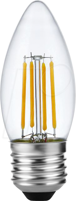 SCHI LX023861302 - LED-Lampe E27, 4 W, 320 lm, 2500 K, Filament, dimmbar