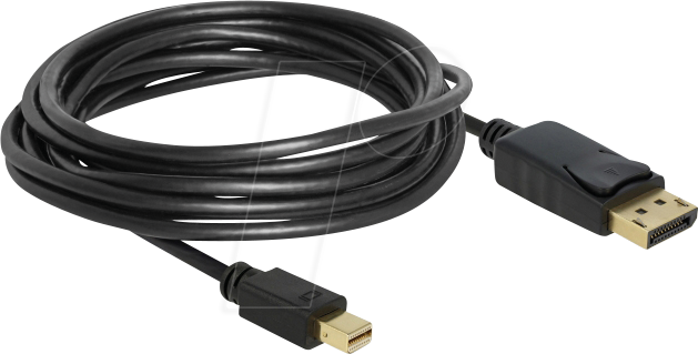 DELOCK 83479 - MiniDP 1.2 Stecker auf DP Stecker, 5,0 m