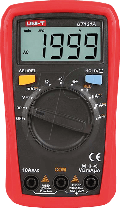 UT 131A - Multimeter, digital, 2000 Counts, Palm size