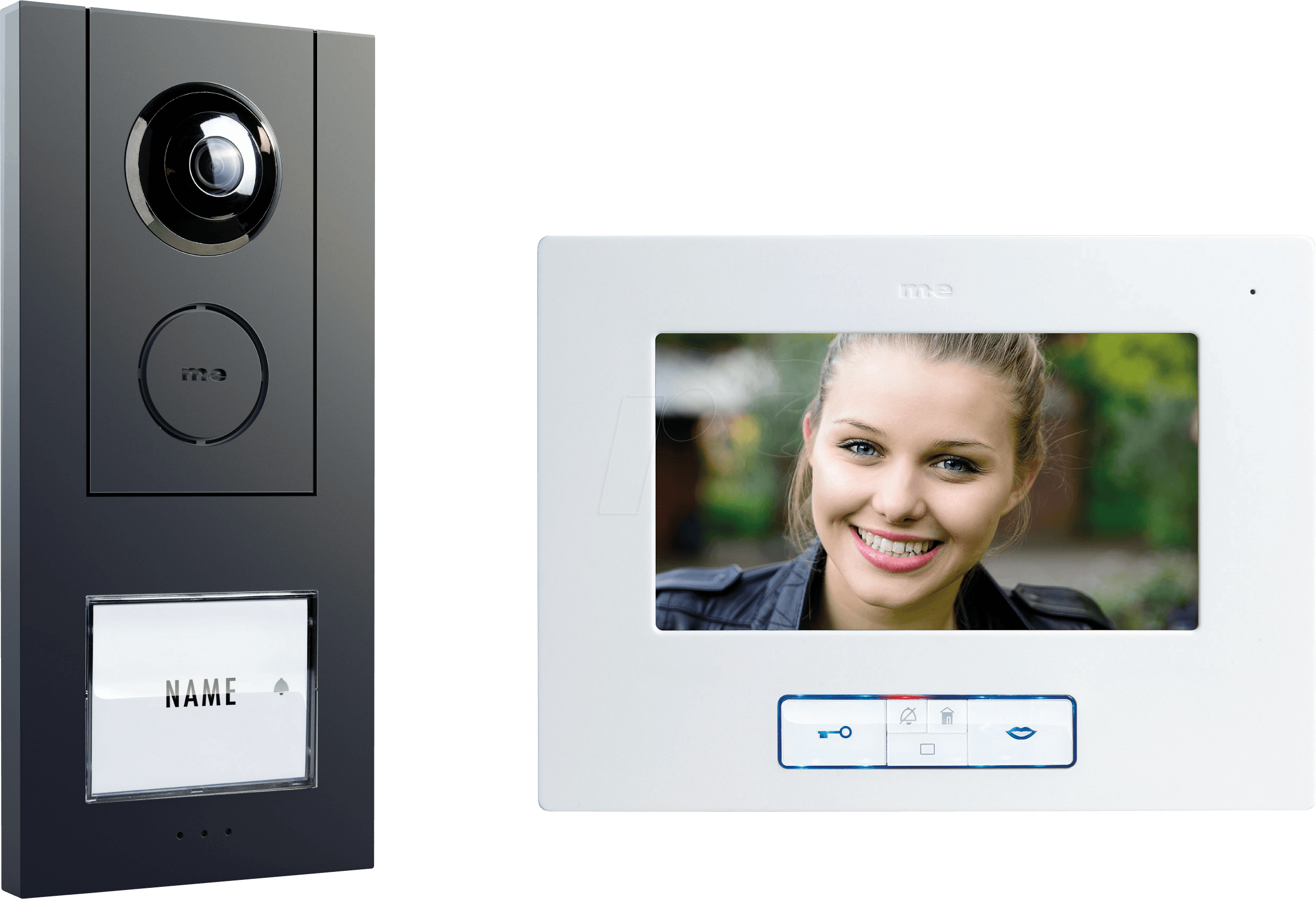 Thumbnail - ME VD ALU 6710 A - Video-Türsprechanlage Set, anthrazit