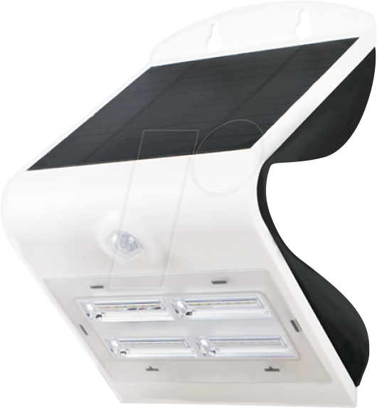 BLULAXA 48548 - LED-Solarleuchte, Strahler, mit Bewegungsmelder, 3,2 W, weiß, IP