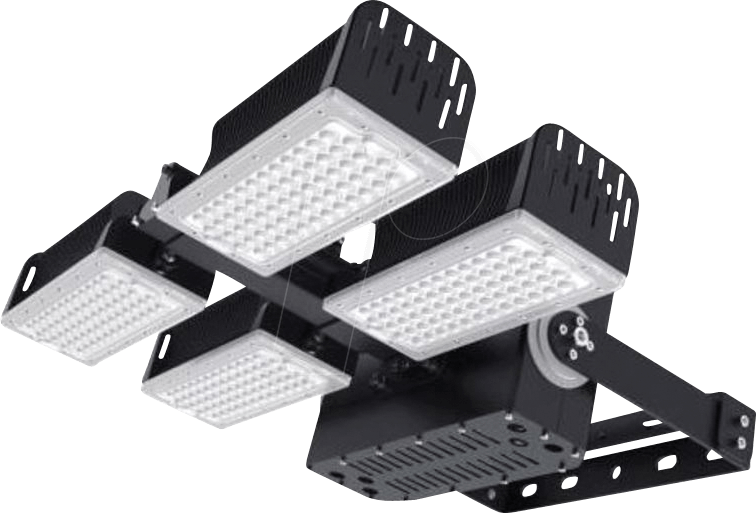 Thumbnail - SYN 154894 - LED-Flutlicht, 480 W, 79200 lm, 5000 K, schwarz, IP66