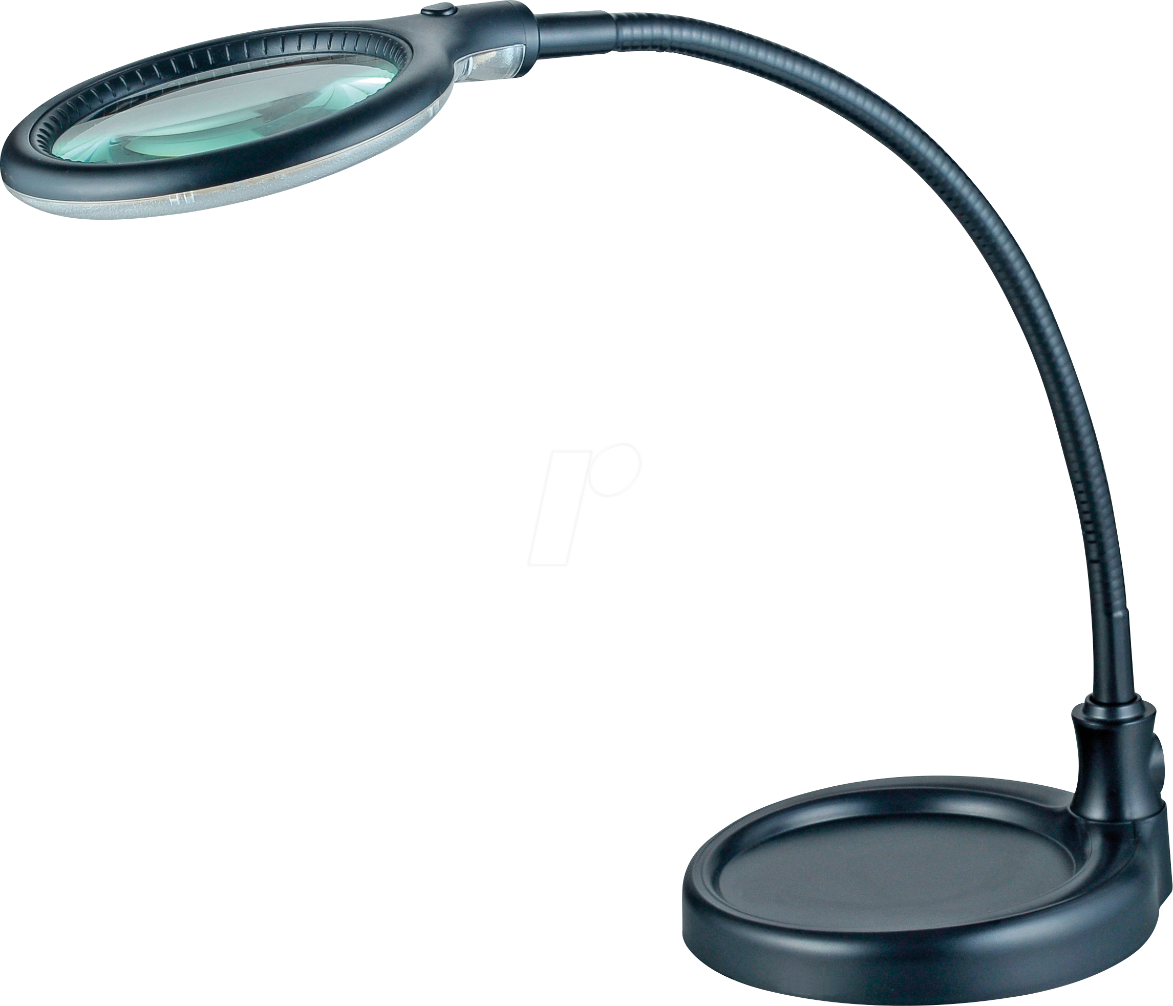 LUMENO 6803SW - Lupenleuchte, LED, Ø 100 mm, 3 Dioptrien, schwarz