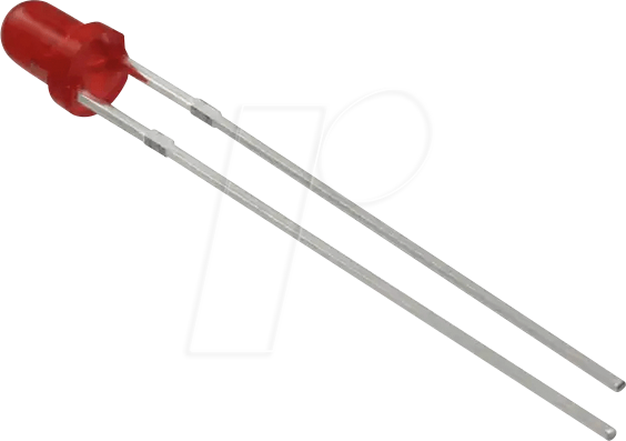 WUE 151031SS0400 - LED, 3 mm, bedrahtet, rot, 120 mcd, 40°