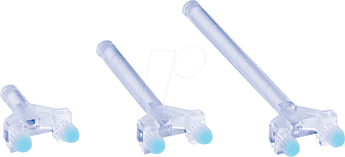MEN 1275.1001 - Lichtleiter, SMD, 15mm, ø 3mm, gerade