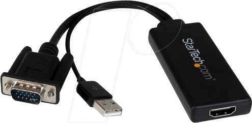Thumbnail - ST VGA2HDU - VGA Adapter, VGA Stecker auf HDMI Buchse
