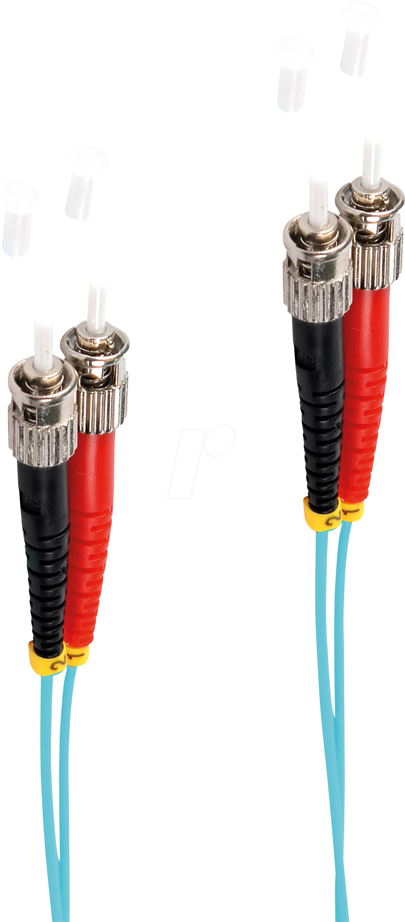 SHVP BS77903-3 - LWL Patchkabel, Duplex, ST / ST, 50/125µ, OM3, aqua, 3 m