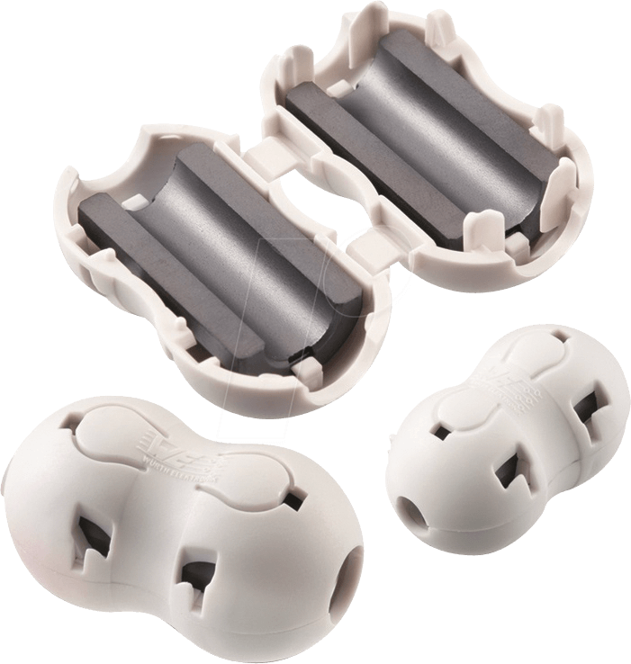 WUE 74275815 - Klappferrit für Ø 8,5 mm, grau, 350 Ohm @ 100 MHz