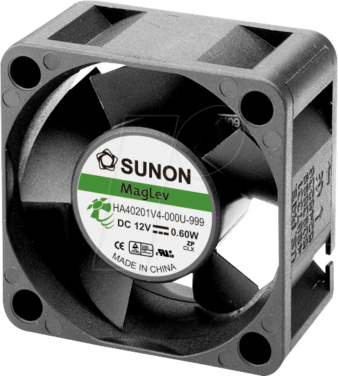 SUN HA40201V4-1 - Lüfter 40 x 40 x 20 mm / 12 V / 0,031 A