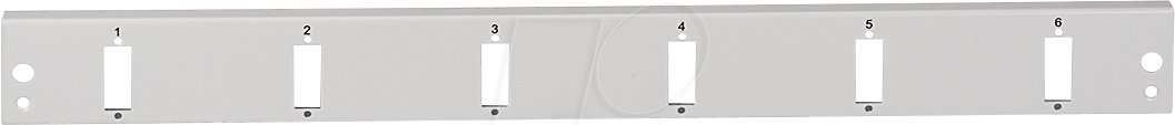 EFB VSB-FP6SCDV - Frontblende, 6x SC Duplex / LC Quad, grau