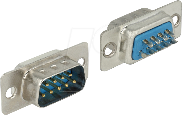 DELOCK 65881 - Steckverbinder D-Sub 9 Pin Stecker Lötversion