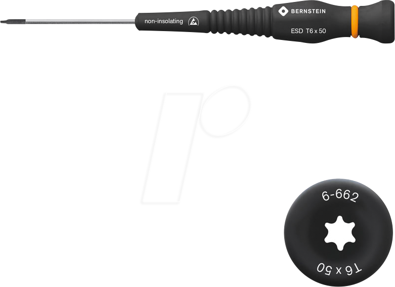 Thumbnail - BERN 6 662 - ESD Schraubendreher, TORX® (TX), T6