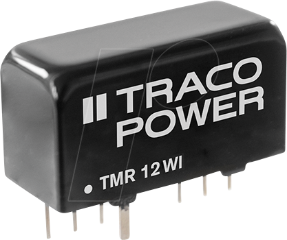 Thumbnail - TMR 12-4812WI - DC/DC-Wandler TMR 12WI, 12 W, 18-75/12 VDC, SIL-8