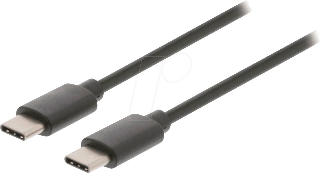 N CCGB60700BK10 - USB 2.0 Kabel, Stecker Typ C > Stecker Typ C, 1 m, Schwarz
