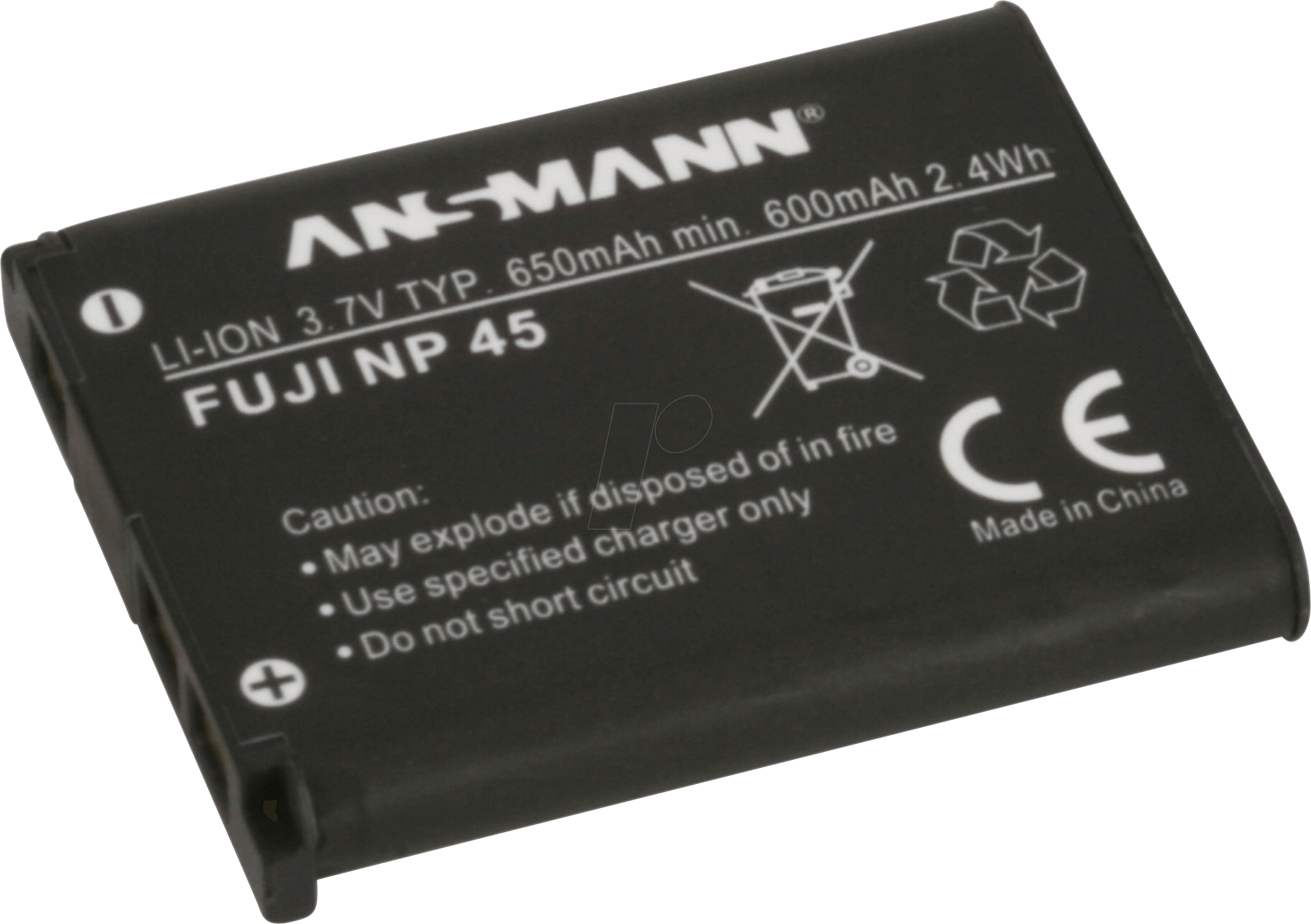 ANS 1400-0036 - Akku, Digitalkamera, kompatibel, 650 mAh, Fujifilm