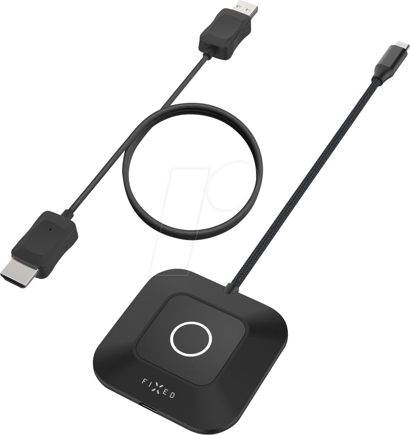 FIXA-AL-BK - Kabelloser HDMI-Adapter FIXED AirLink, 100W, PD 3.0