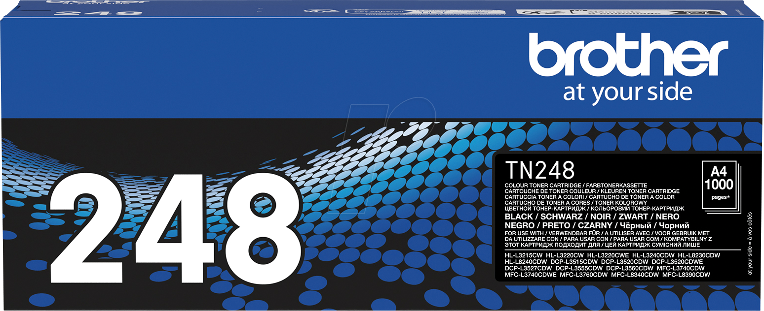 TONER TN248BK - Toner, Brother, schwarz, TN-248, original