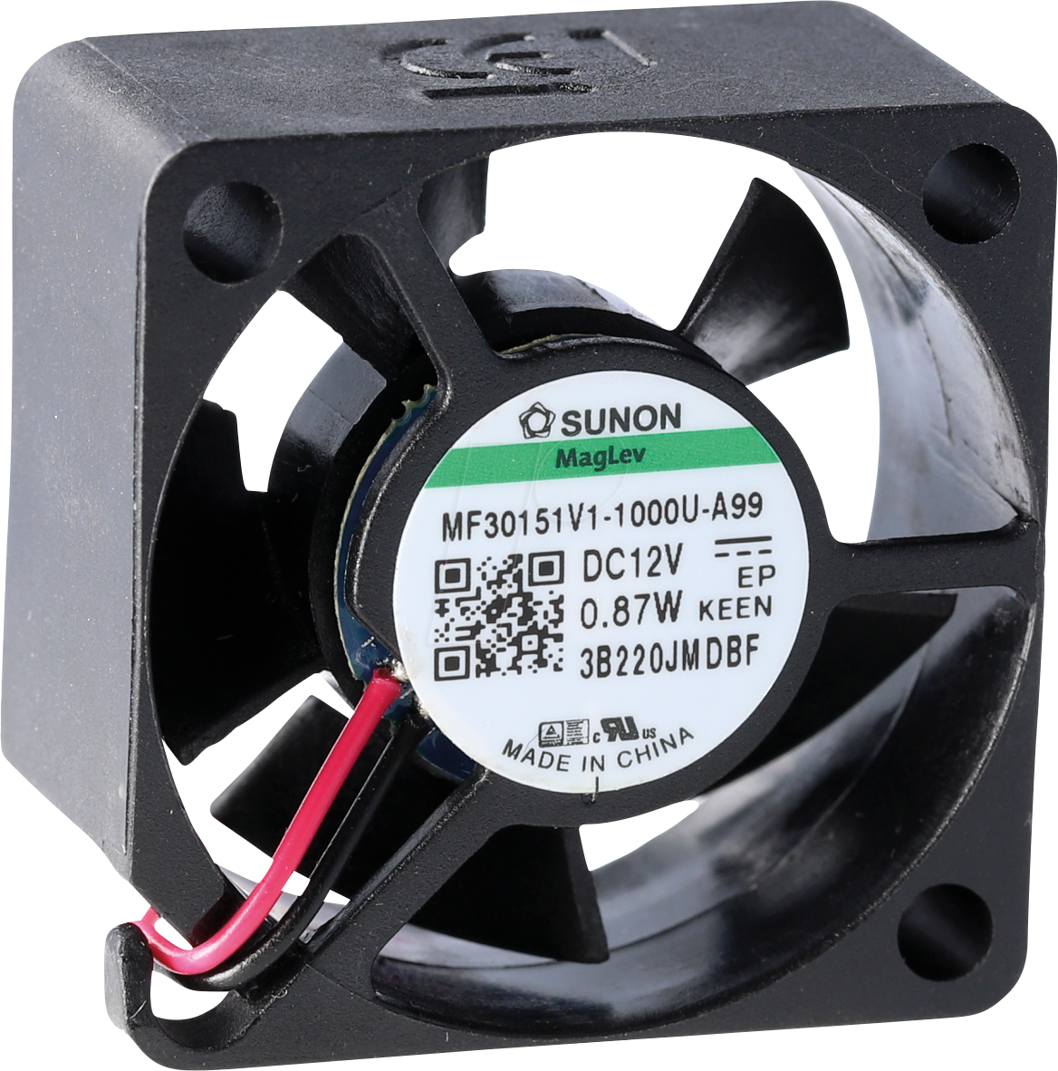 MF30151V11000UA9 - Lüfter, 12 VDC, 30x30x15mm, Serie MC