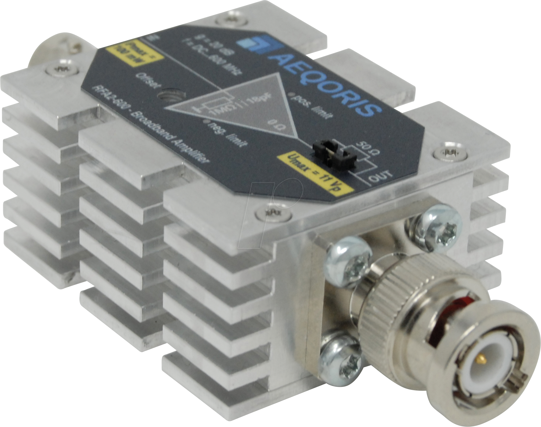 HUSP E3130 - RFA2-600 Breitbandverstärker - True-DC … 600 MHz, Uout 22 Vpp