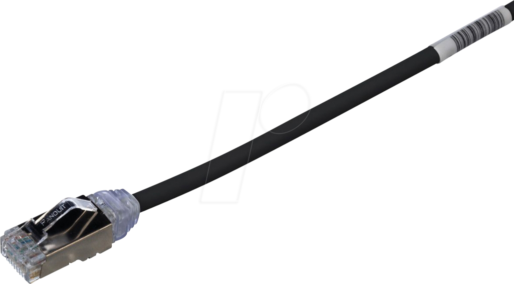 P STP28X1MBL - Patchkabel Cat.6a F/UTP schwarz 1 m