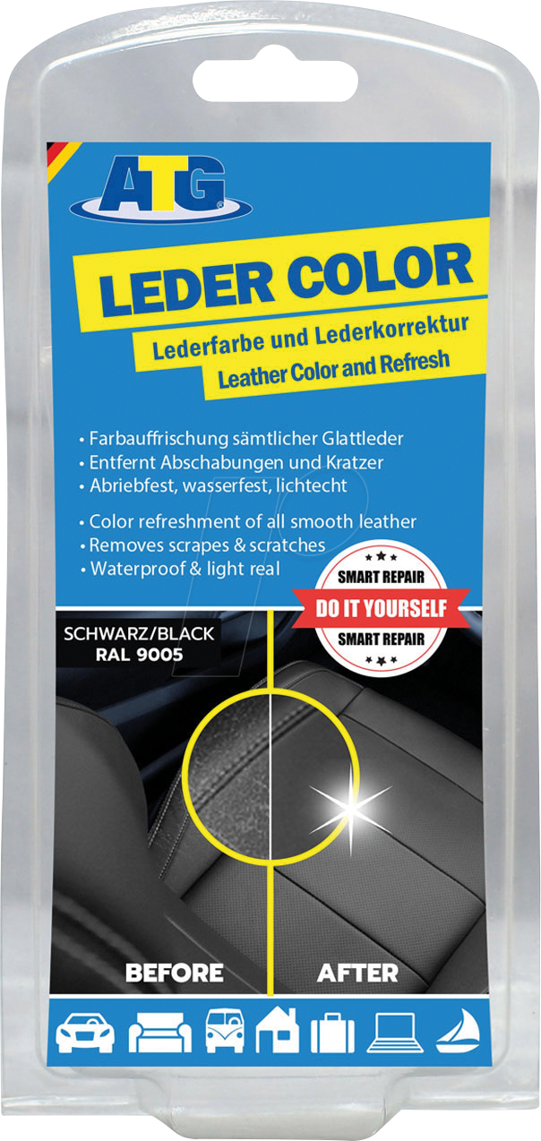KFZ SR ATG022 - KFZ - Leder & Kunstleder Färber, schwarz
