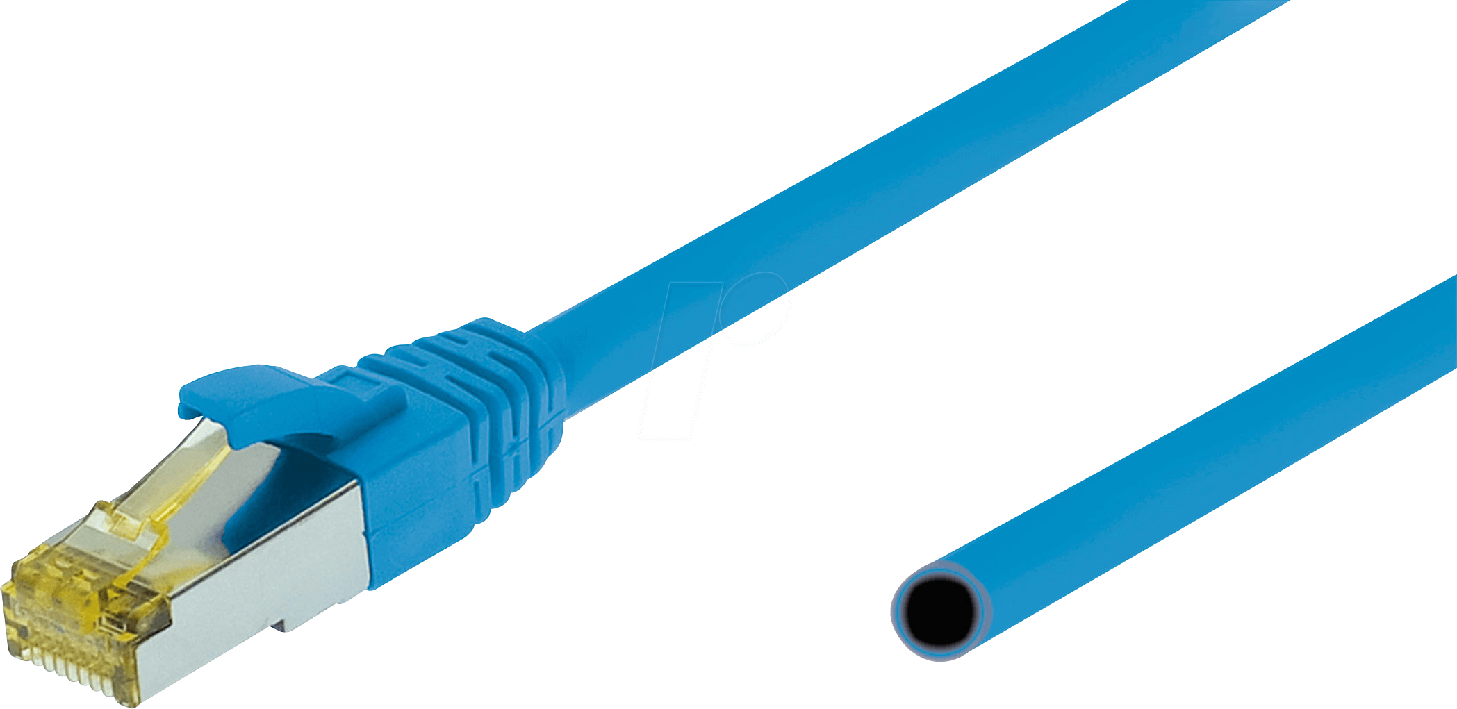 UF CAT6A BL 100 - Cat.6a Ultra Flex -Patchkabel - 100 m - blau