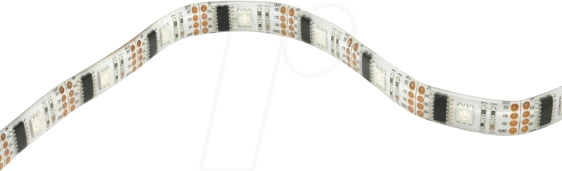 LED WS2801 5M - LED-Streifen, digital RGB, 5000 mm, IP65