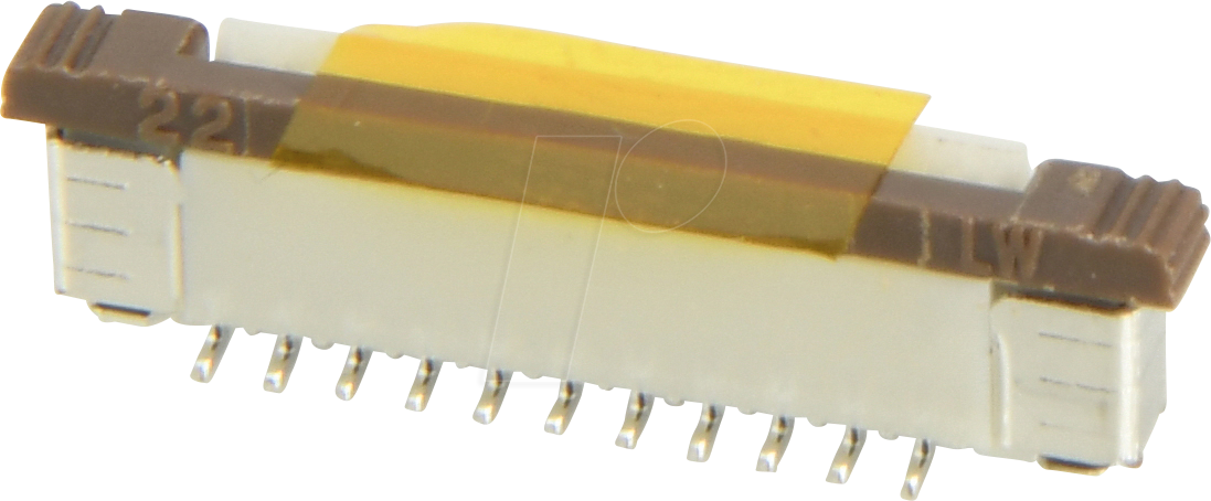 Z53-22-11110 - SMD-ZIF-Stecker 22pol RM0,5 Top Entry