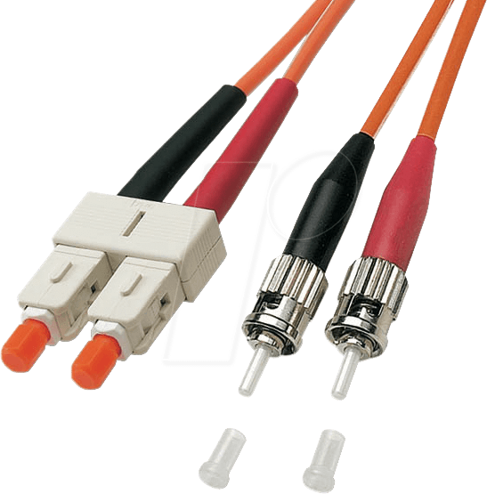 LWL 4XST/SC62-3 - Duplex-Adapterkabel, ST/SC, 3 m