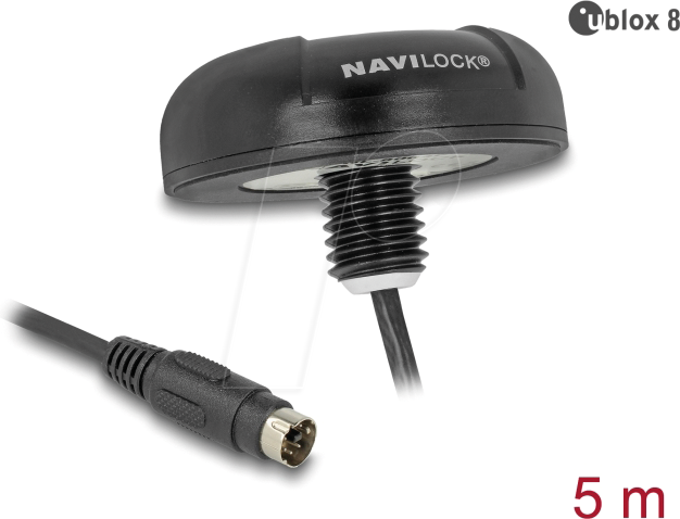 NAVILOCK 62798 - MD6 GNSS Empfänger, NL-803P EVA-M8Q, u-blox 8, 5 m