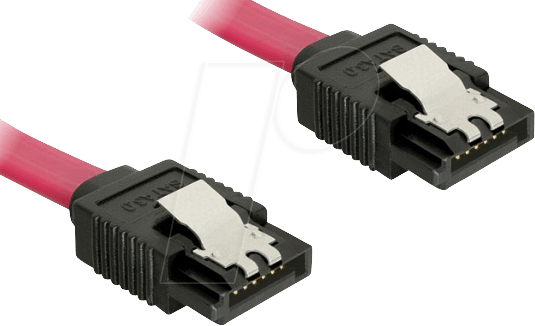 DELOCK 82675 - Seriell-ATA III Kabel, 20cm, Metall