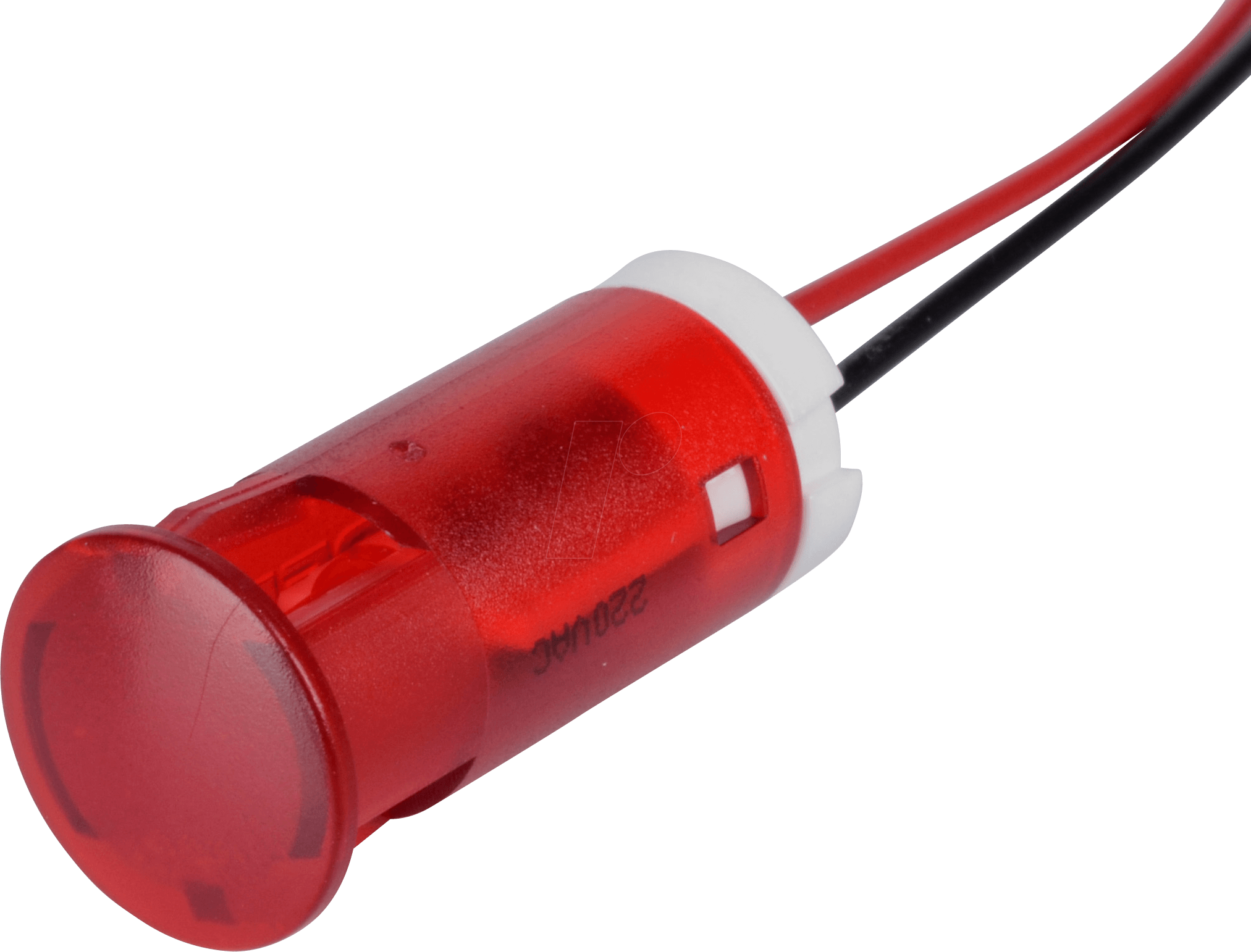 APM QS123 HR220 - LED-Signalleuchte, rot, 220 V, Ø 12 mm, rund, bedrahtet