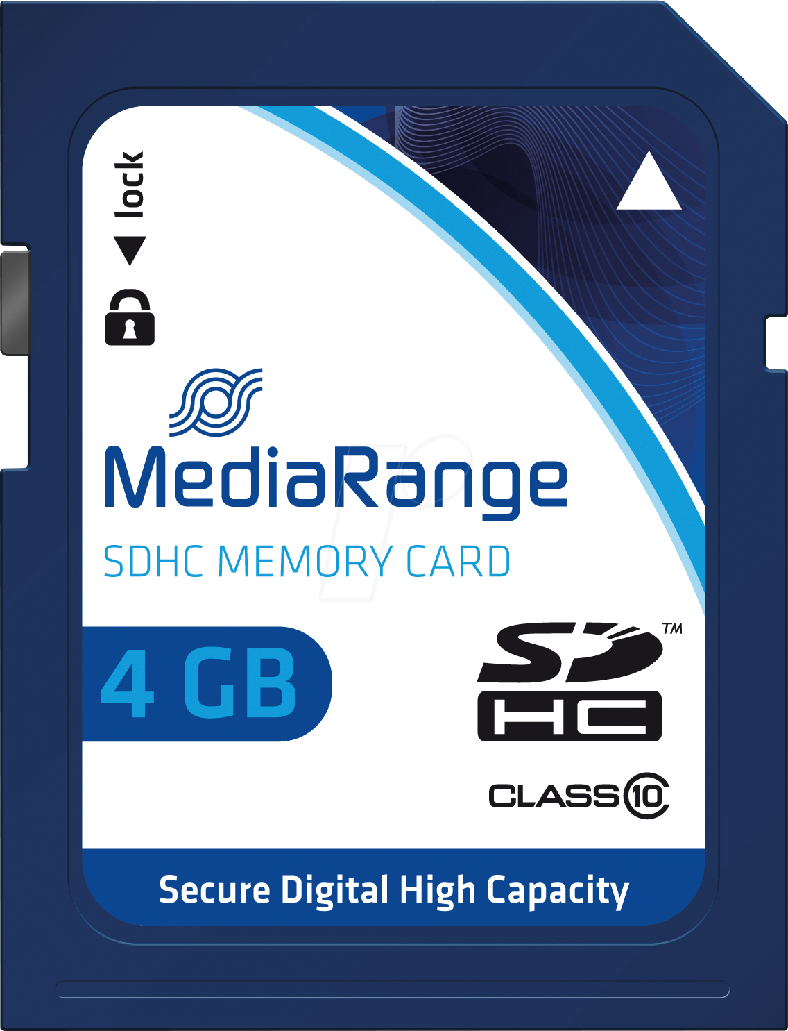 MR 961 - SDHC-Speicherkarte 4GB, MediaRange Class 10