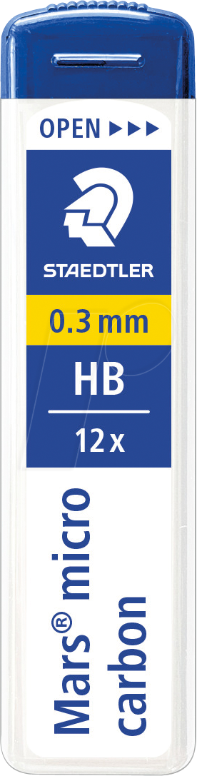 STAEDTLER 2503HB - Feinminen, 0,3mm, HB, 12 Stück