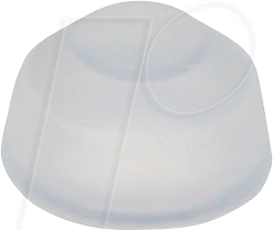 Thumbnail - RAFI 52.008.061 - Drucktaster, Dichtungskappe, schwarz, L 18,2 mm