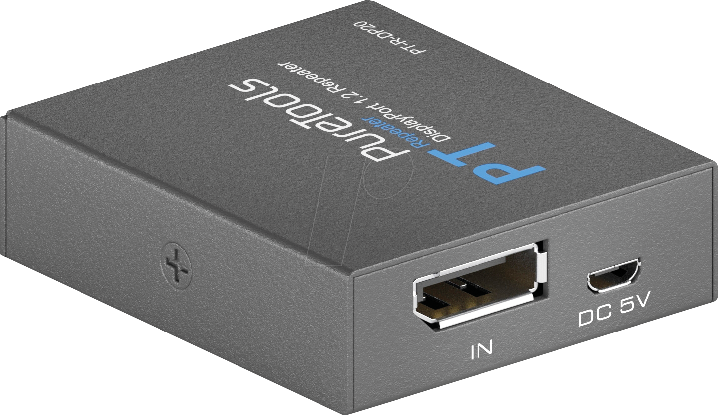 PURE PT-R-DP20 - PureTools - Displayport 1.2 Repeater 4K 60 Hz, HDR