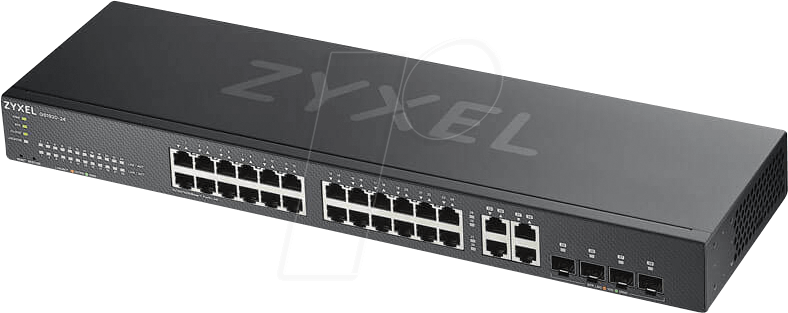 ZYXEL GS192024V2 - Switch, 28-Port, Gigabit Ethernet, RJ45/SFP
