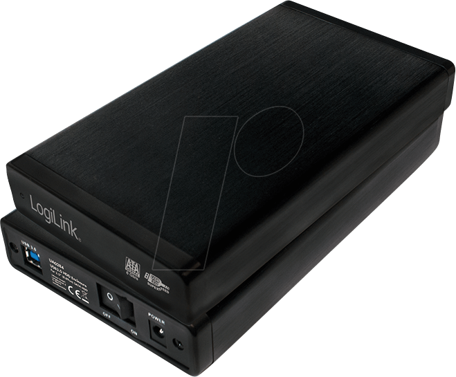 LOGILINK UA0284 - externes 3.5'' SATA HDD Gehäuse, USB 3.0, Aluminium, schwarz