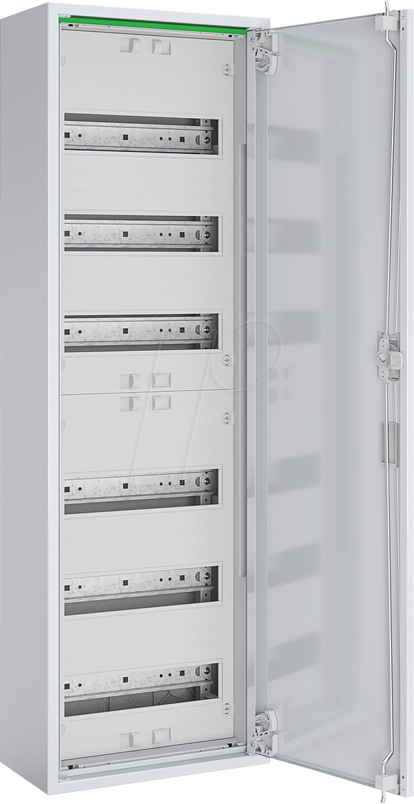 ABNRM106R01 - Feldverteiler AP, T: 160 mm, Volltür, 1 x 6-reihig, 72 TE, PE/N