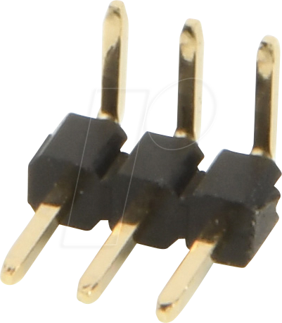 W+P 946-133 - Stiftleiste RM 2,54mm, gewinkelt, 1-reihig, 3-polig