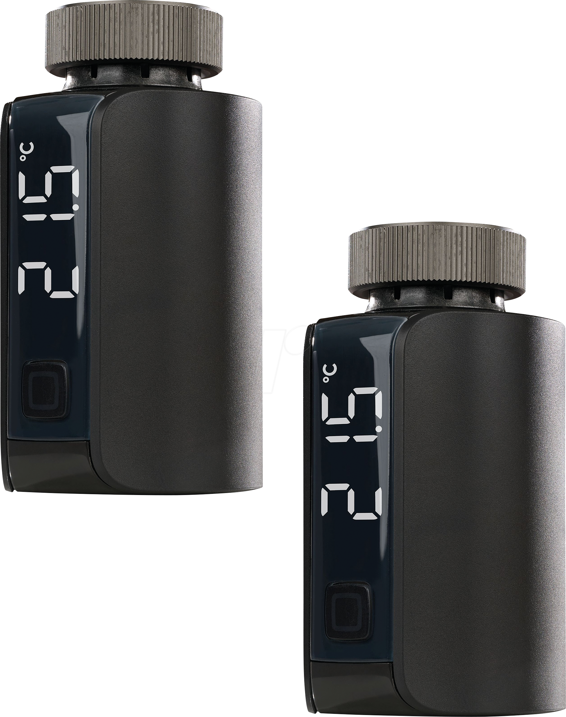 HMIP ETRV-E-A-2 - Heizkörperthermostat - Evo, anthrazit, 2 Stück