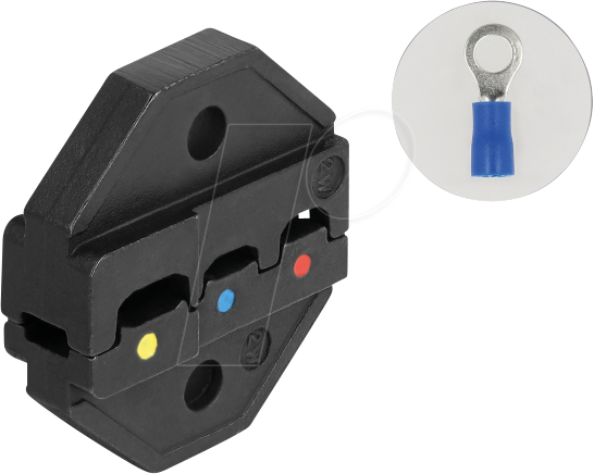 DELOCK 90539 - Pressprofileinsatz X für Crimpzange 90528, 90527, 90295 und 9029