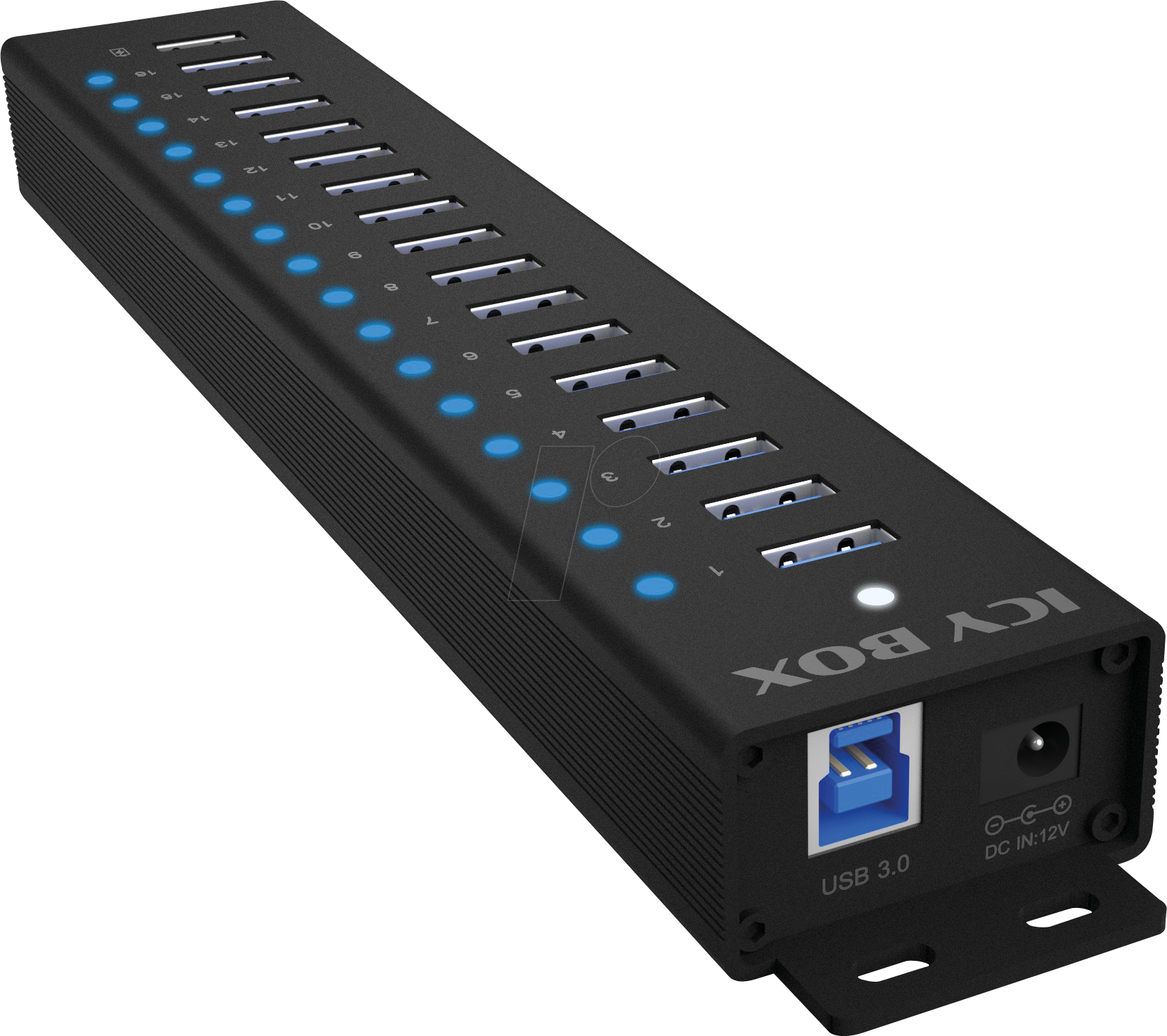 ICY IB-HUB1717U3 - USB 3.0 17 Port Hub, USB-A