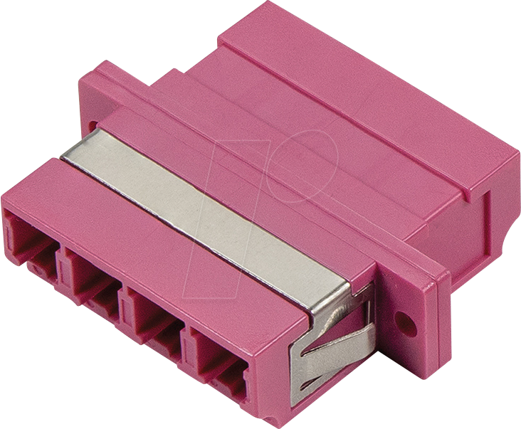 TTL 62055Q-K-EV - LWL Adapter, LC / LC Quad, OM4, erikaviolett