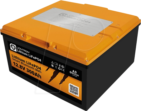 LIO CSM12300LX-A - Lithium-Akku, LiFePO4, 12,8V, 300 Ah, BT BMS, Arctic