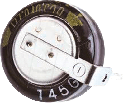 RG 2 3,6-2 - Elko, radial, 1,5 F, 3,6 V, RM 5, 85°C, 2000 h, 30%