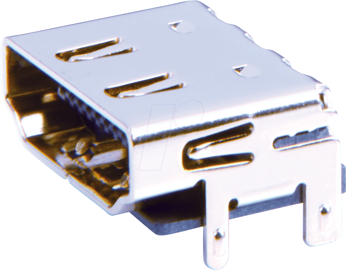 HDMI SMD PEB - HDMI-Einbaubuchse,SMD,Print,gewinkelt