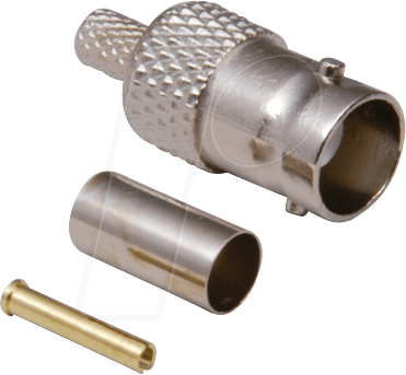 BNC 0401269D - BNC Kupplung - Crimpausführung, RG 178U