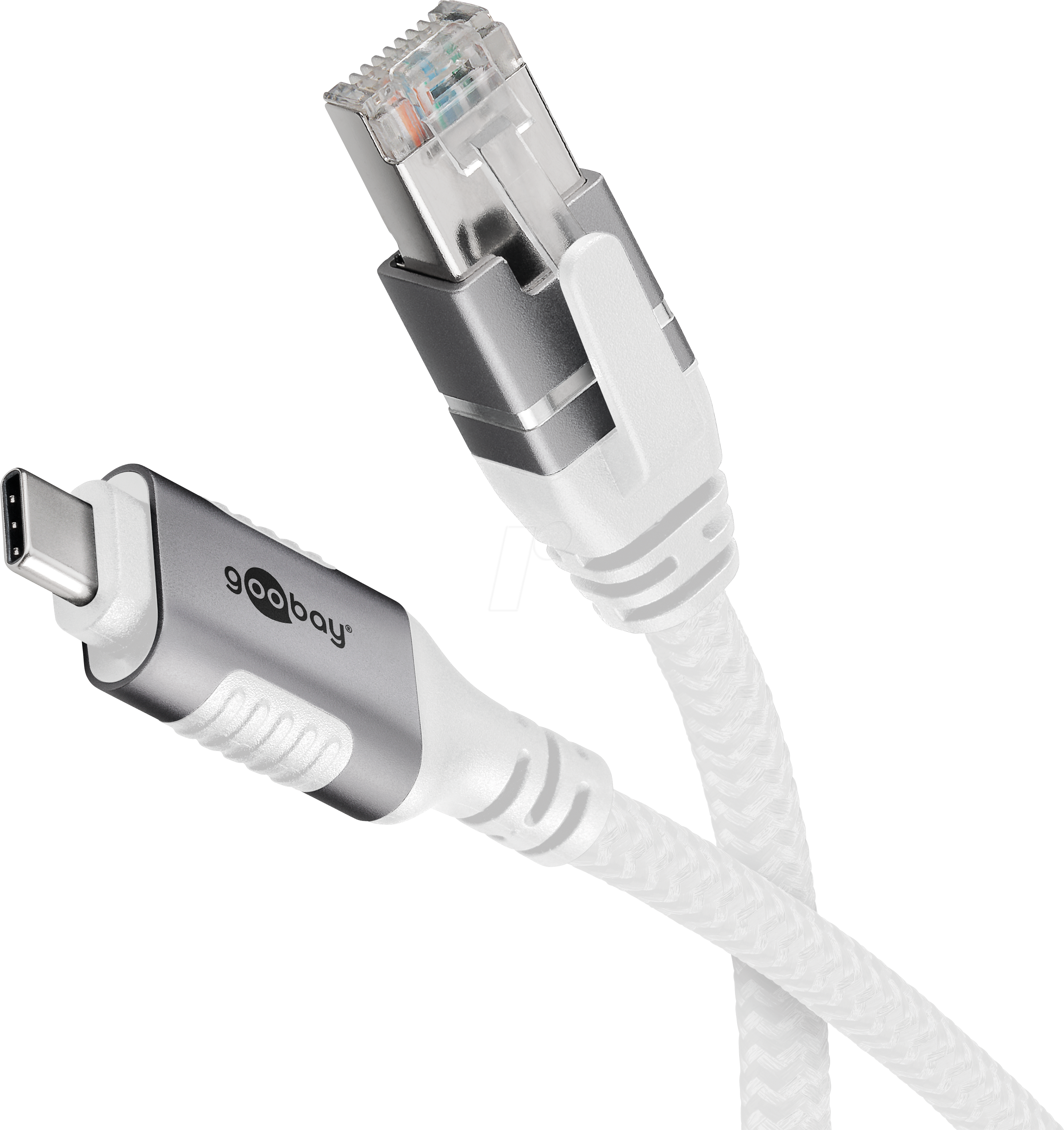 GOOBAY 74180 - Netzwerkadapter, Kabel, USB 3.1 Typ C, Gigabit Ethernet, 10 m